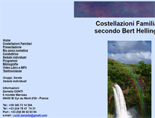 Tablet Screenshot of costellazioni-familiari.com